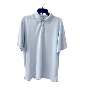 Tommy Bahama Light Blue Polo Shirt Size Large